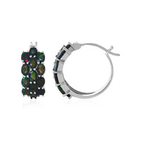 Boucles d'oreilles en argent et Opale Mezezo