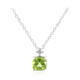 Collier en argent et Péridot de Birmanie