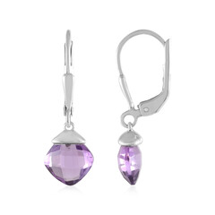 Boucles d'oreilles en argent et Améthyste