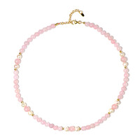 Collier en argent et Quartz rose