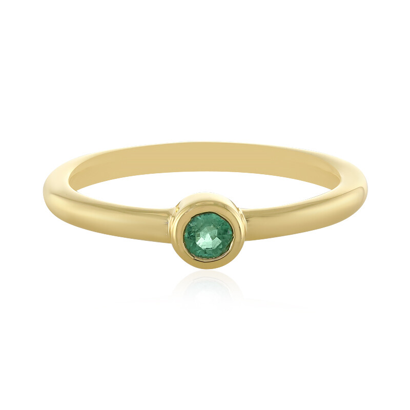 Bague En Argent 925 Et émeraude - Taille 55/56, Style Marquise