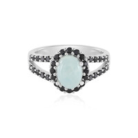 Bague en argent et Aigue-marine