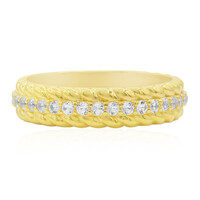 Bague en argent et Topaze blanche