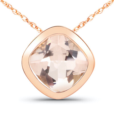 Collier en or et Morganite