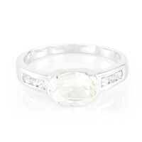 Bague en argent et Orthose