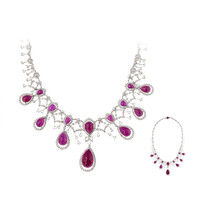 Collier en or et Rubis de Madagascar (de Melo)
