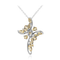 Collier en argent et Citrine