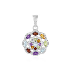 Pendentif en argent et Topaze bleu ciel