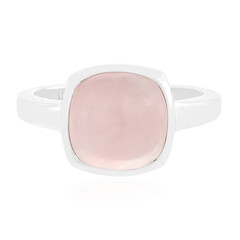 Bague en argent et Quartz rose