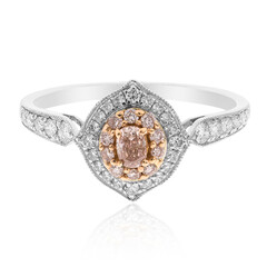 Bague en or et Diamant SI rose (CIRARI)