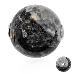 Pendentif en argent et Jaspe Maligano