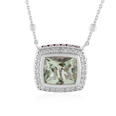 Collier en argent et Améthyste verte (Dallas Prince Designs)