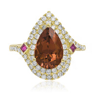 Bague en or et Tourmaline néon du Congo (CIRARI)