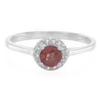 Bague en argent et Grenat de Malaya