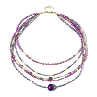 Collier en argent et Phosphosidérite (Riya)