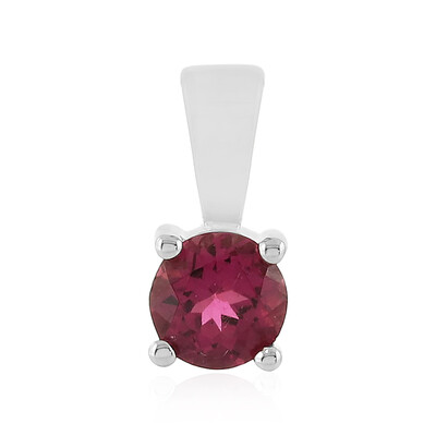 Pendentif en argent et Tourmaline néon de Madagascar