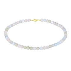 Collier en argent et Béryl fantaisie