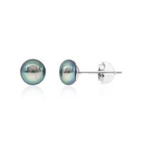 Boucles d'oreilles en argent et Perle de culture d'eau douce