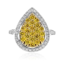 Bague en or et Diamant SI2 jaune (CIRARI)