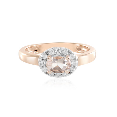 Bague en argent et Morganite