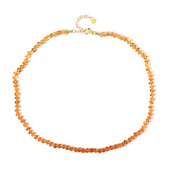 Collier en argent et Topaze impériale (Adela Silber)