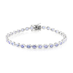 Bracelet en argent et Tanzanite