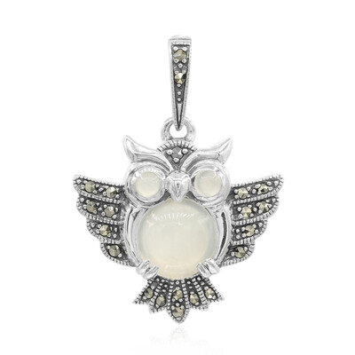 Pendentif en argent et Pierre de Lune