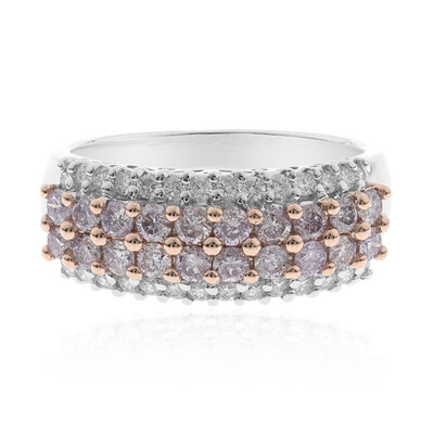 Bague en or et Diamant SI rose (CIRARI)