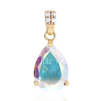 Pendentif en argent et Topaze Rayon de Lune