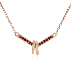 Collier en or et Diamant rouge I4
