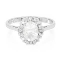 Bague en argent et Pétalite