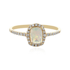 Bague en or et Opale Welo