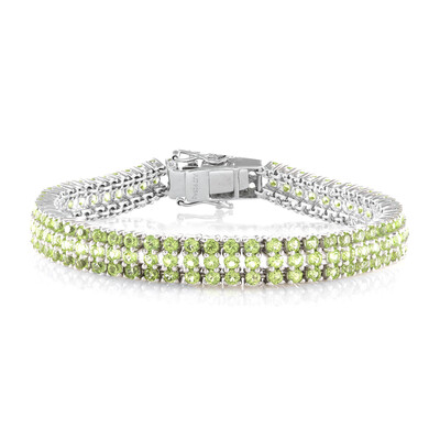 Bracelet en argent et Péridot