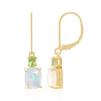 Boucles d'oreilles en argent et Opale Welo