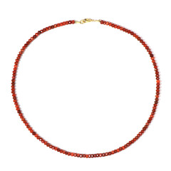 Collier en argent et Jaspe sanguin