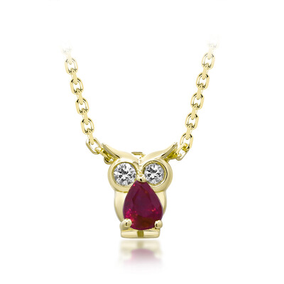 Collier en or et Rubis AAA du Mozambique (CIRARI)
