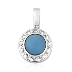 Pendentif en argent et Opale bleue