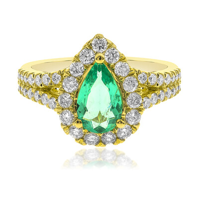 Bague en or et Emeraude de Colombie (CIRARI)