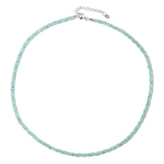 Collier en argent et Apatite bleue