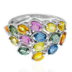 Bague en argent et Saphir