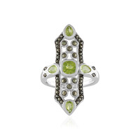 Bague en argent et Péridot