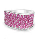 Bague en argent et Rubis