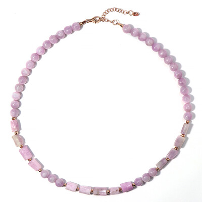 Collier en argent et Kunzite