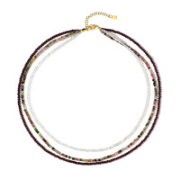 Collier en argent et Topaze blanche