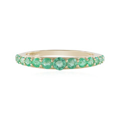 Bague en or et Emeraude de Russie