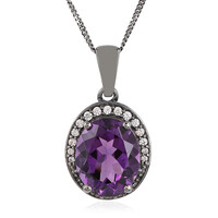 Collier en argent et Améthyste