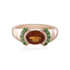 Bague en argent et Grenat Hessonite (KM by Juwelo)