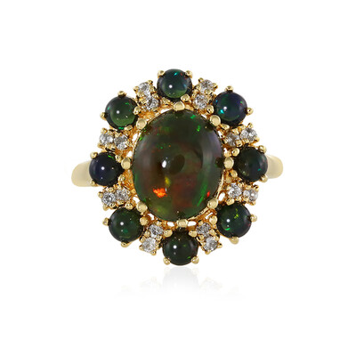 Bague en argent et Opale Mezezo