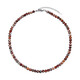 Collier en argent et Agate rouge Gu Jiao