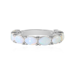 Bague en argent et Opale d'Australie